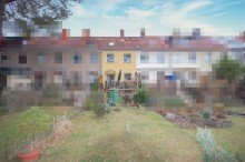 Gartenansicht W�rmeged�mmtes Reihenhaus mit neuem Bad in der GAGFAH-Siedlung!