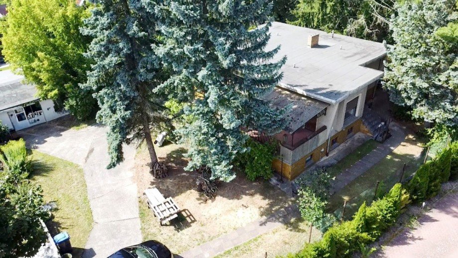 Ansicht von oben Einfamilienhaus Zehdenick