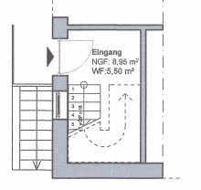 Eingangsbereich Individuelle Maisonette-Wohnung im Zweifamilienhaus!