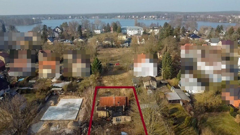 Drohnenansicht Grundst�ck Erkner