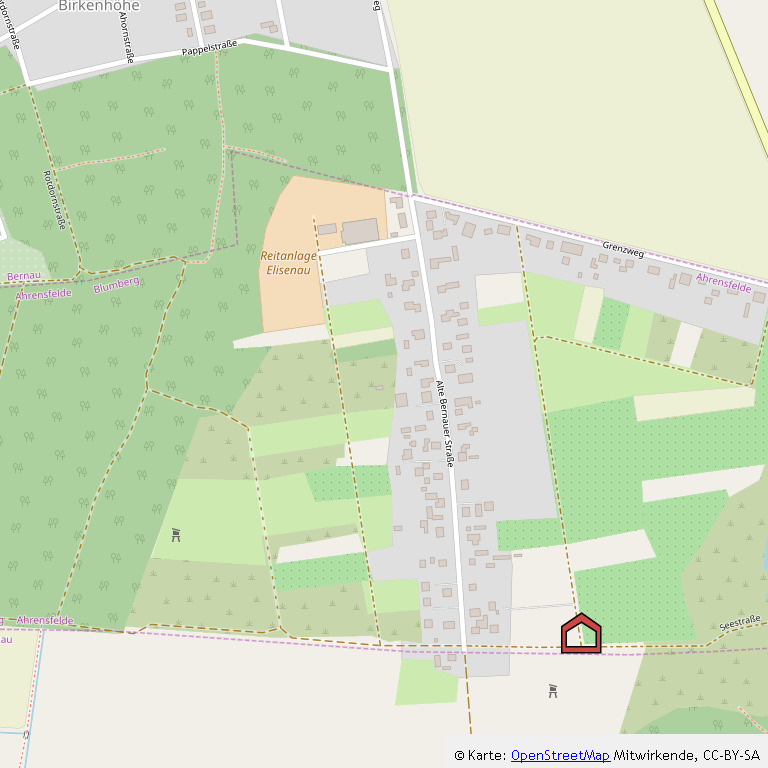 Makro-Ansicht Haus Ahrensfelde