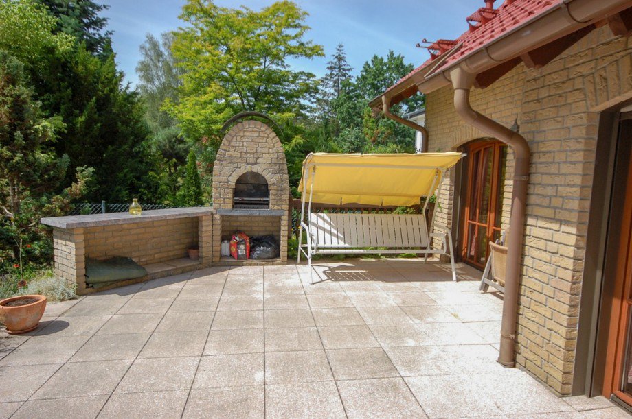 Terrasse und Grill Einfamilienhaus Erkner