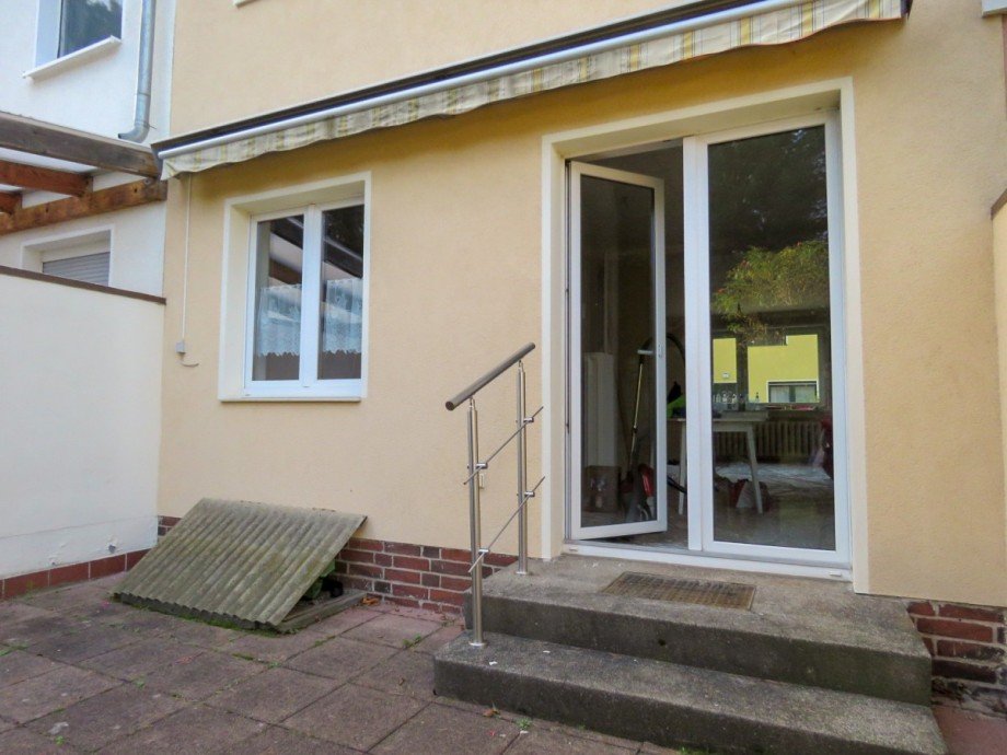 Eingang von der Terrasse Reihenmittelhaus Berlin