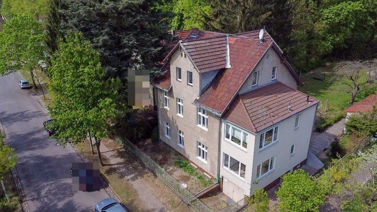 Ansicht von oben Berlin - Rahnsdorf Etagenwohnung Gro�z�gige Altbauwohnung im Erdgeschoss - modernisierungsbed�rftig mit au�ergew�hnlichem Potenzial!
