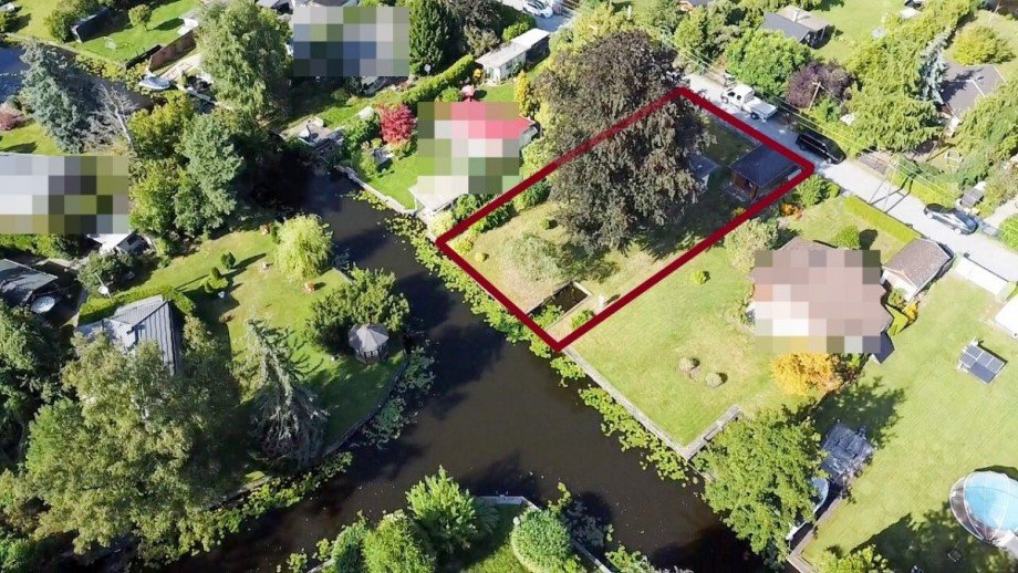 Ansicht von oben Freizeitgrundst�ck Berlin