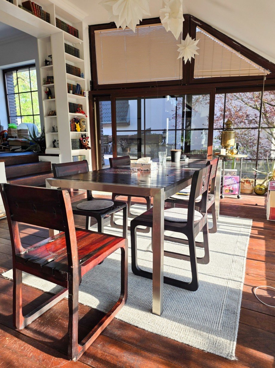 Essbereich Wintergarten Zugang Terrasse Einfamilienhaus Berlin