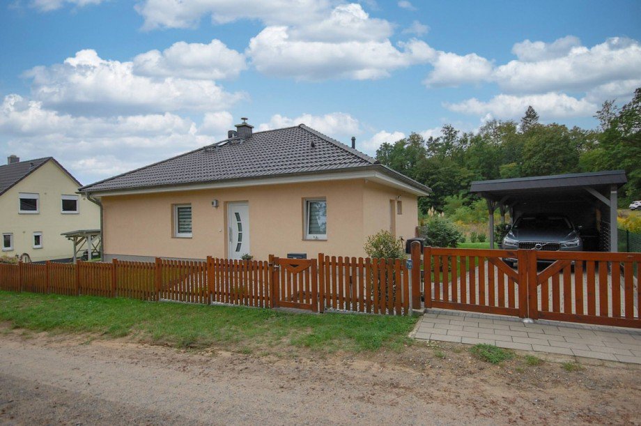 Ansicht von vorn Einfamilienhaus Zernsdorf