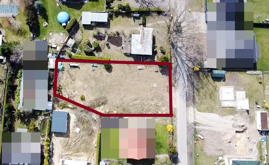 Blick von oben Grundst�ck Berlin