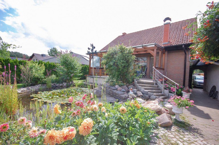 Gartenansicht Neuenhagen - M�rkisch-Oderland Einfamilienhaus Neuenhagen: Familienhaus mit vielen Extras und tollem Garten!
