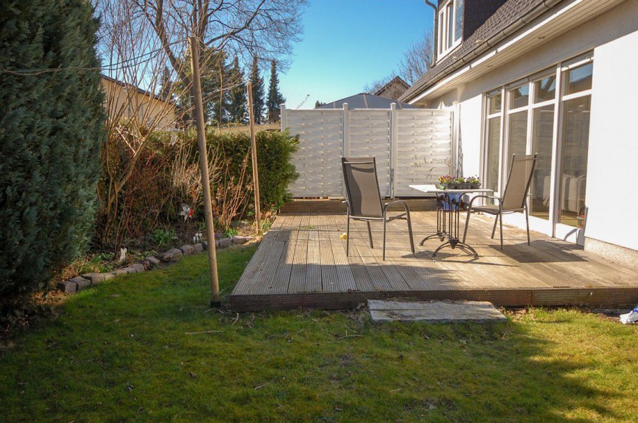 Terrasse Doppelhaush�lfte Berlin