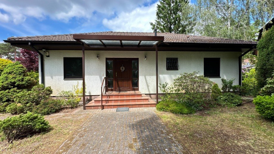 Eingang Bungalow Zeuthen