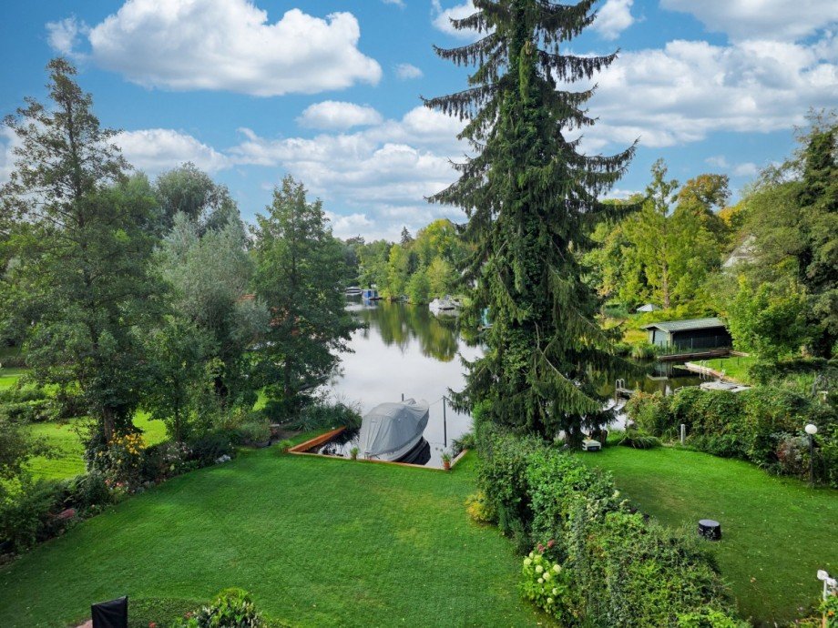 Blick von der Terrasse Dachgeschosswohnung Berlin