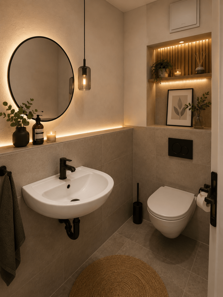 Wohnbeispiel G�ste-WC Erdgeschosswohnung Berlin