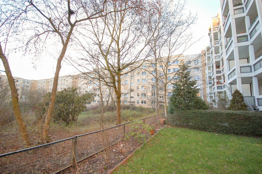 Blick von Terrasse Wohnung Berlin