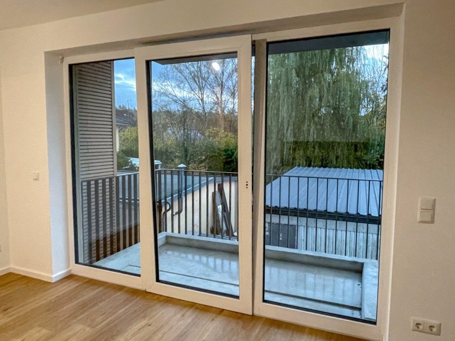 Musterwohnung Zugang Balkon Etagenwohnung Gr�nheide (Mark)