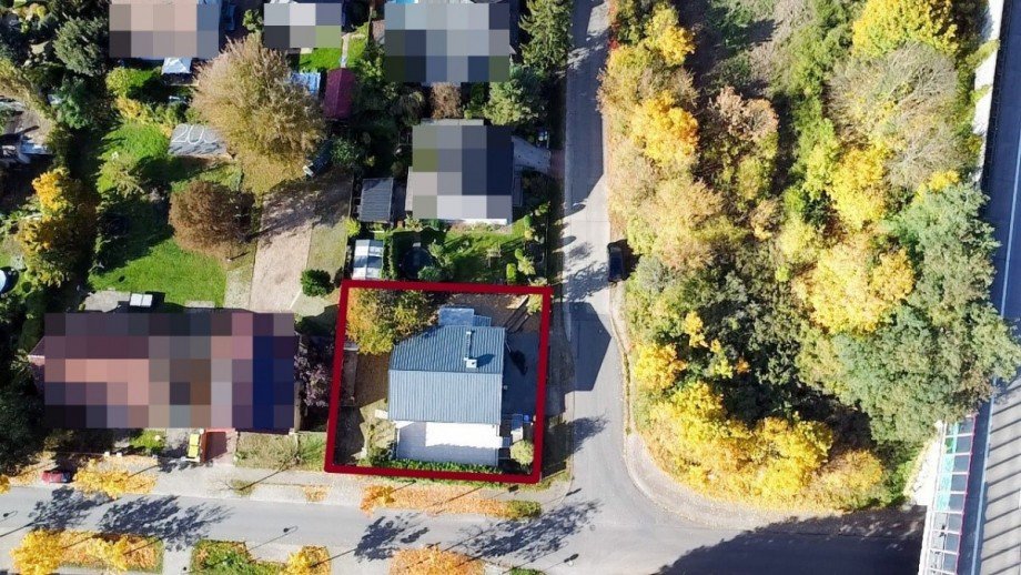 Blick von oben Einfamilienhaus Neuenhagen