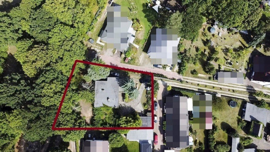 Ansicht von Oben Einfamilienhaus Zehdenick