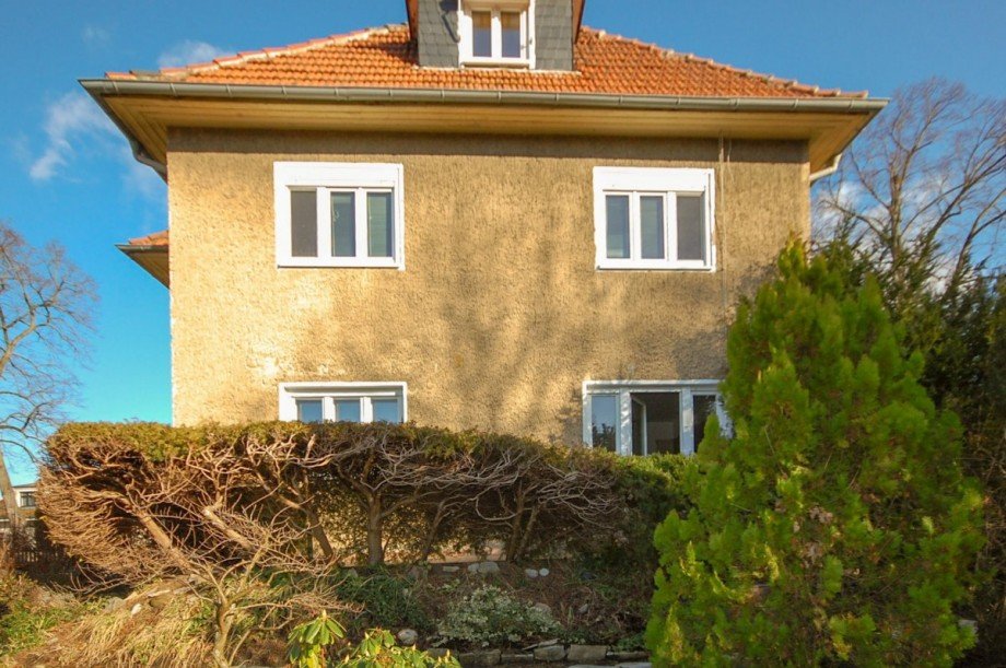 R�ckansicht Haus Terrassenwohnung Berlin