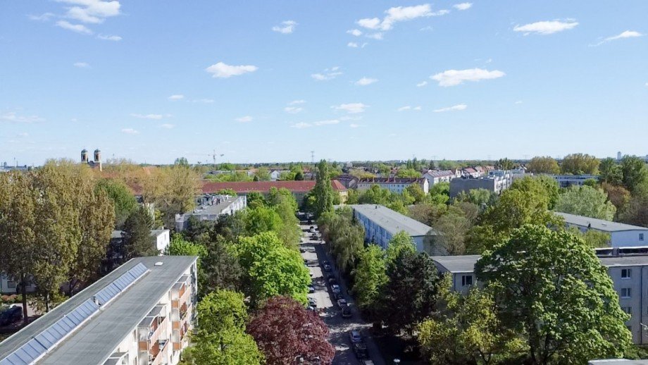 Umgebung Vogelperspektive Etagenwohnung Berlin