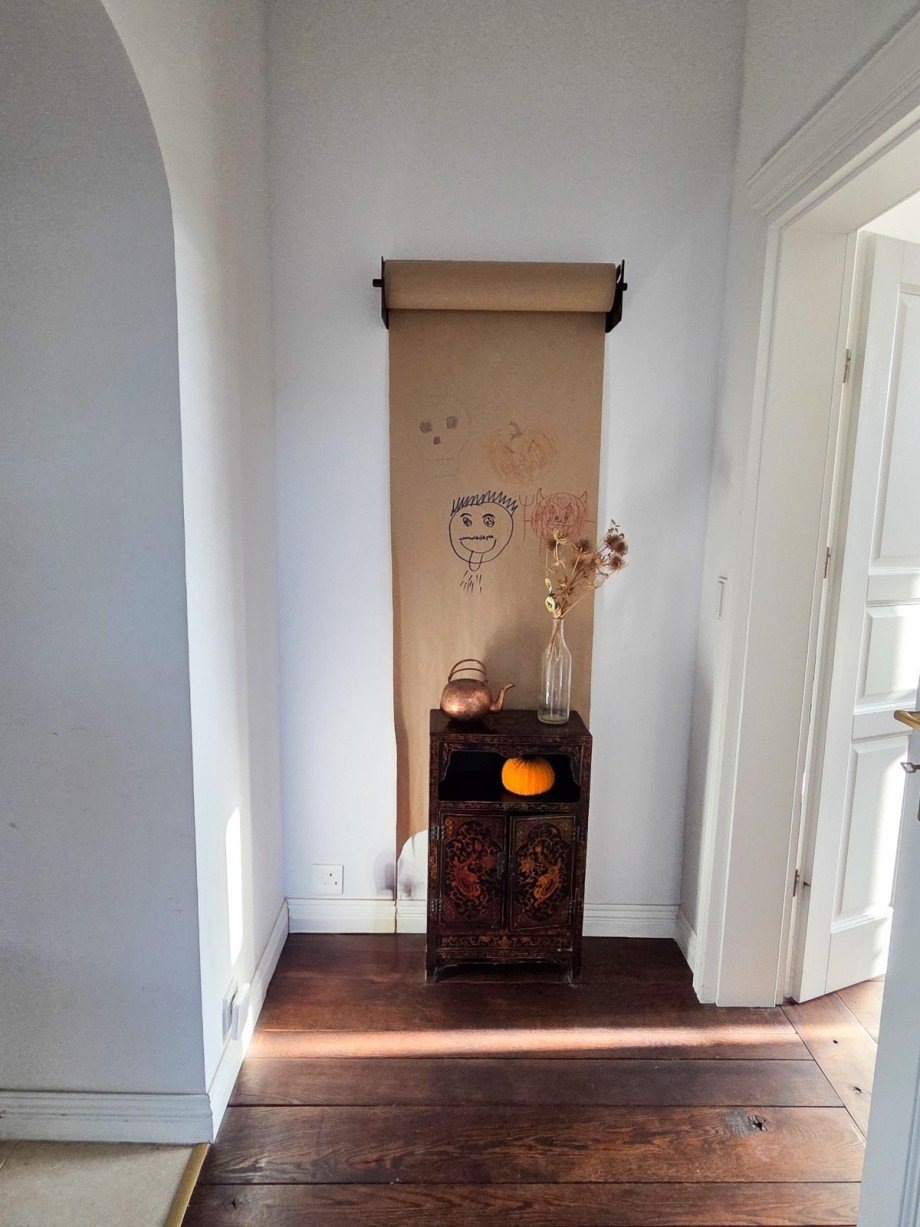Zugang vom Wohnzimmer zur K�che Einfamilienhaus Berlin