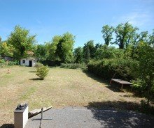 Blick von der Terrasse Bezugsfreies Zweifamilienhaus auf Sonnengrundst�ck!