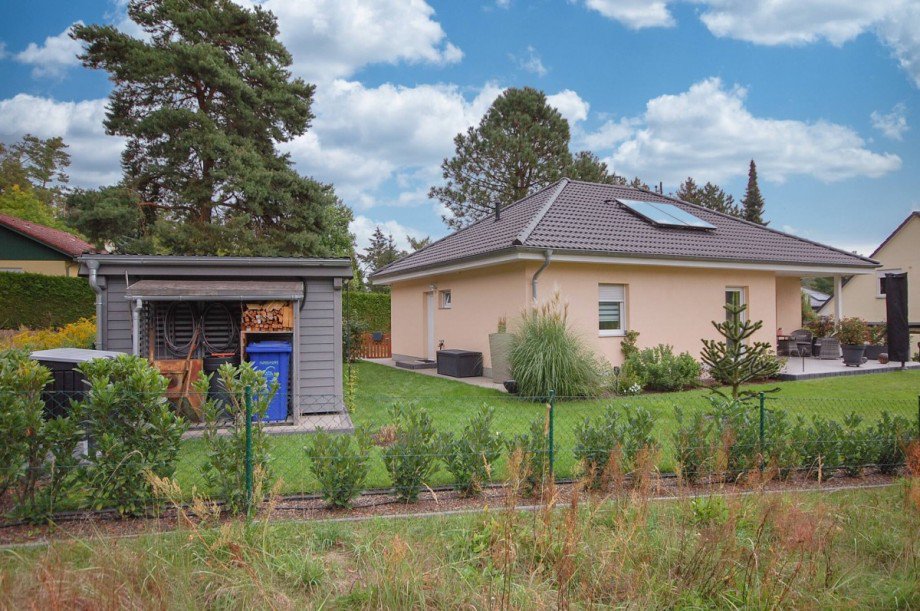 Gartenansicht Einfamilienhaus Zernsdorf