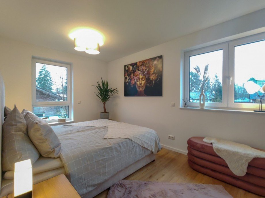 Musterwohnung Schlafzimmer Etagenwohnung Gr�nheide (Mark)