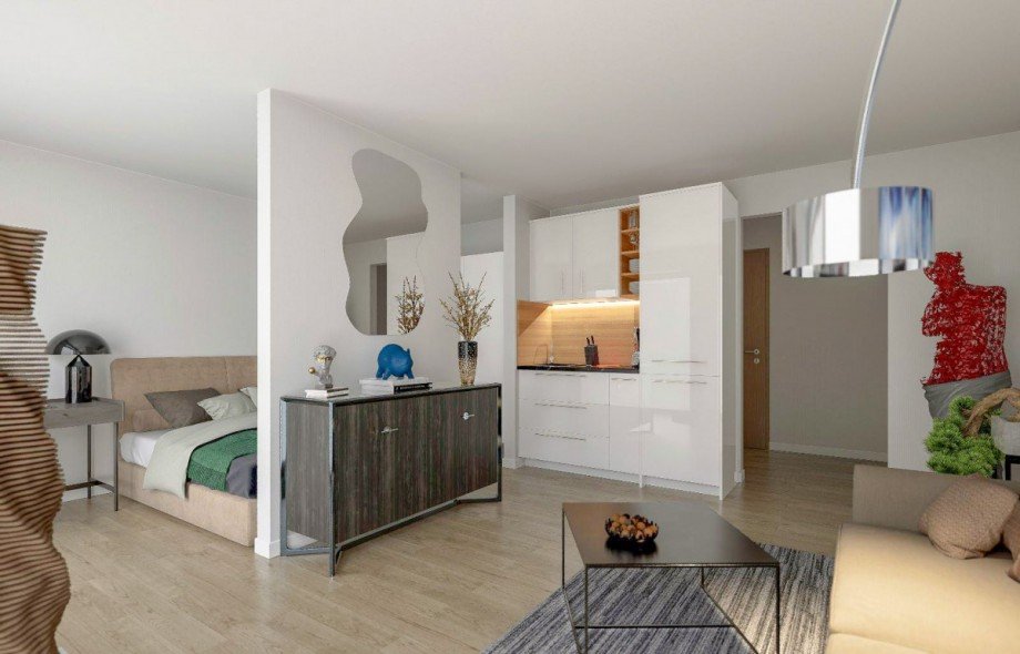 Wohnbeispiel 1-Zimmer-Wohnung Erdgeschosswohnung Gr�nheide (Mark)
