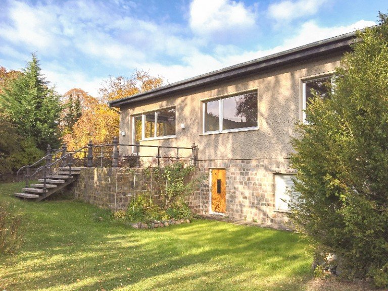Gartenansicht Berlin - Rahnsdorf Einfamilienhaus Befristetes Mietangebot in Rahnsdorf: Einfamilienhaus auf herrlichem Sonnengrundst�ck!