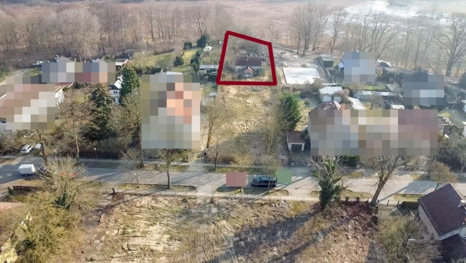 Drohnenansicht Grundst�ck Erkner