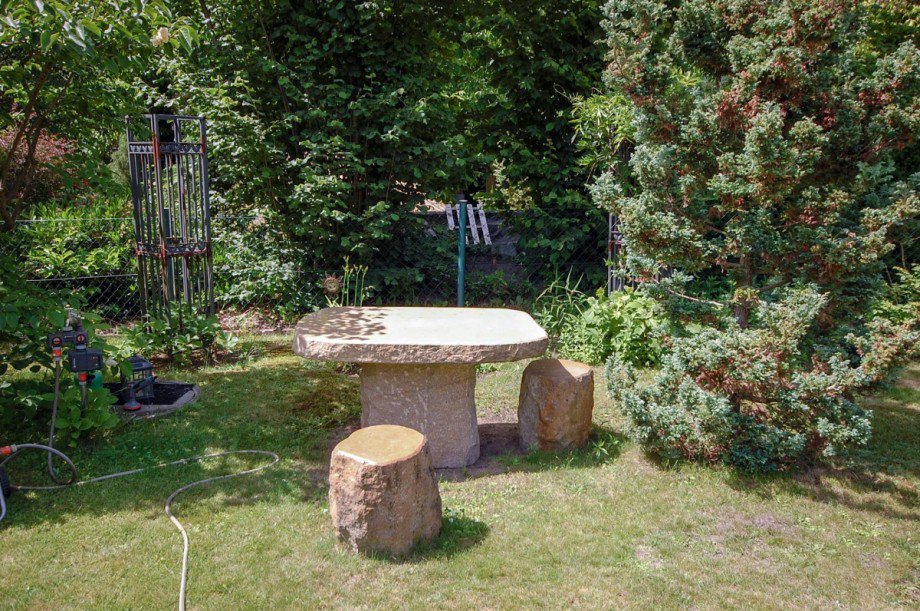 Sitzgelegenheit im Garten Einfamilienhaus Erkner