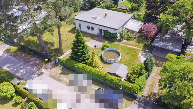 Nord-West-Ansicht Einfamilienhaus Berlin