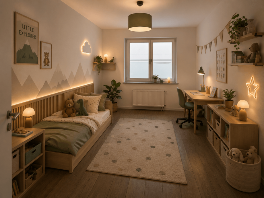 Wohnbeispiel Kinderzimmer (Zimmer 2) Erdgeschosswohnung Berlin