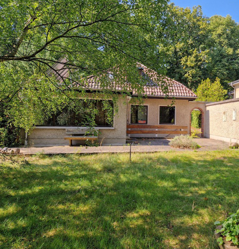 Gartenansicht Berlin - Rahnsdorf Einfamilienhaus Sanierungsbed�rftiges Wohnhaus mit Baulandreserve in Rahnsdorf!