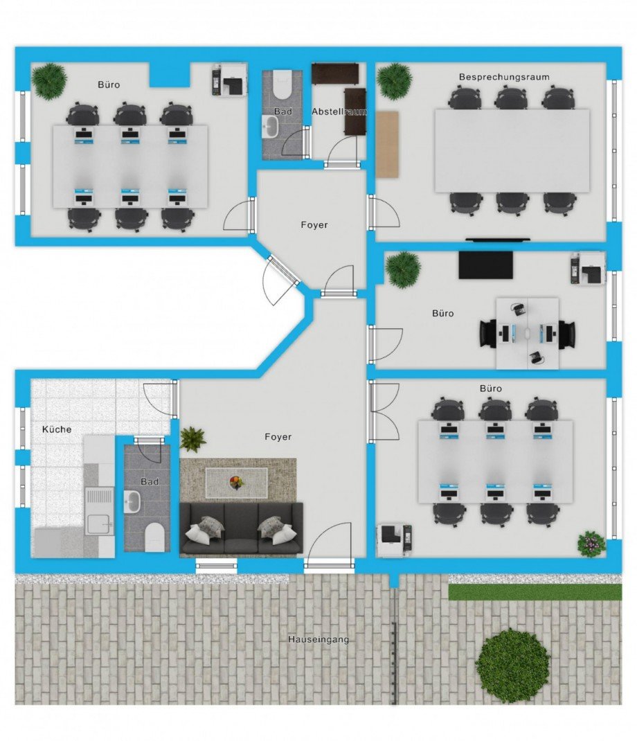 Grundriss B�rofl�che Berlin