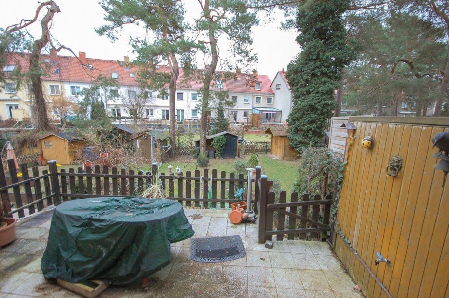 Terrasse und Garten Reihenmittelhaus Berlin