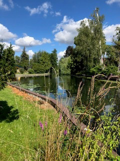 Blick vom Ufer Freizeitgrundst�ck Berlin