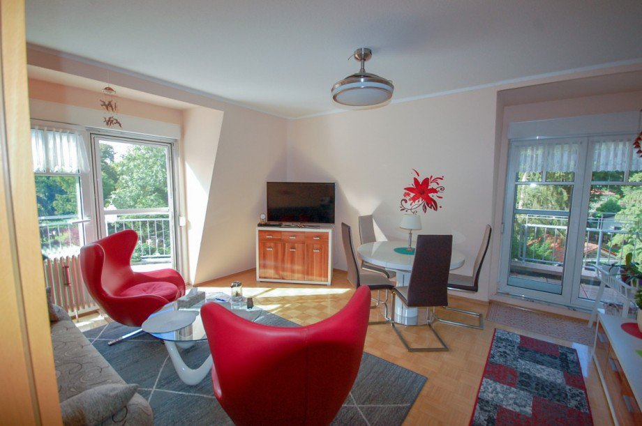 Wohnzimmer Dachgeschosswohnung Berlin