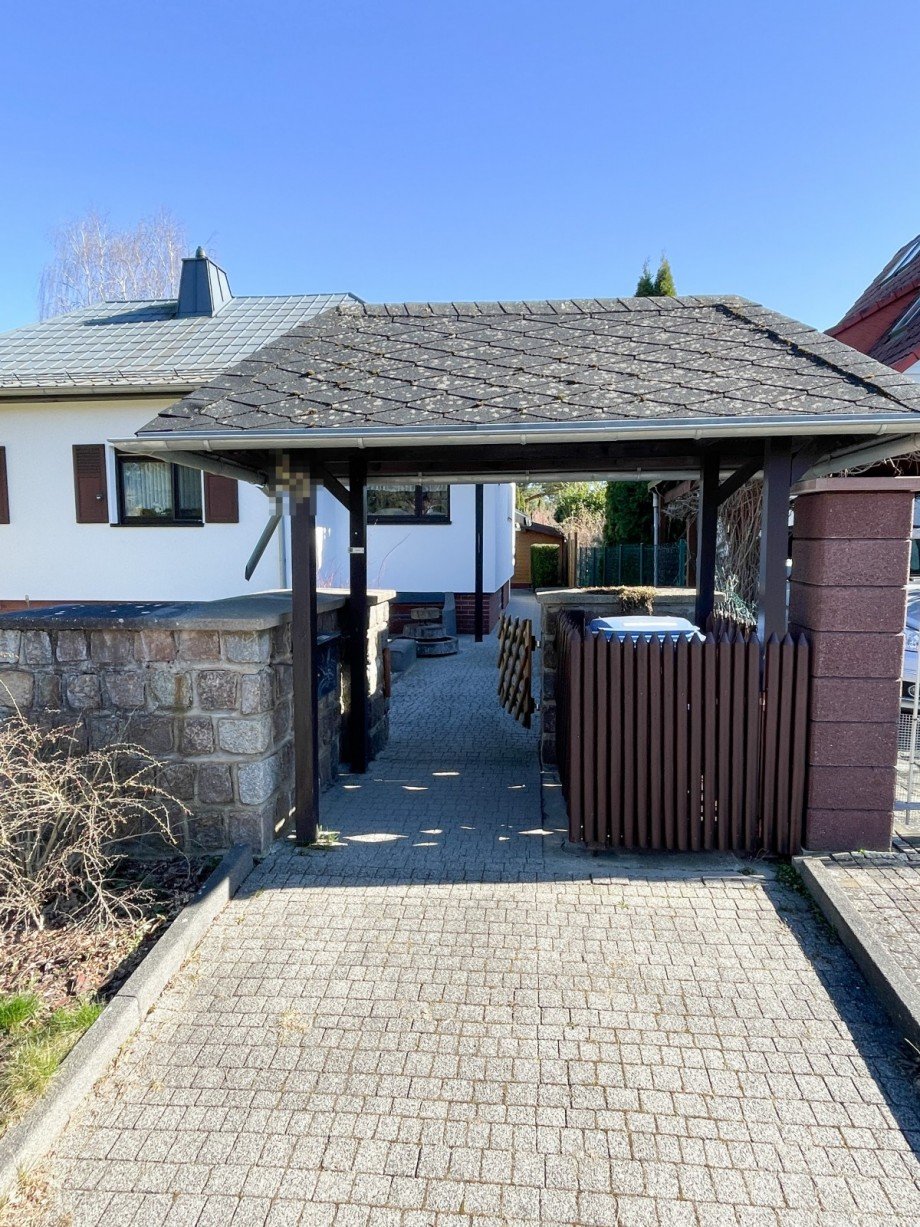 Zugang Grundst�ck Einfamilienhaus Berlin