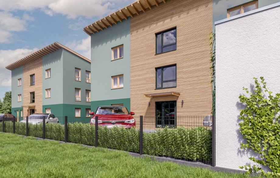 Eingang visualisiert Etagenwohnung Gr�nheide (Mark)