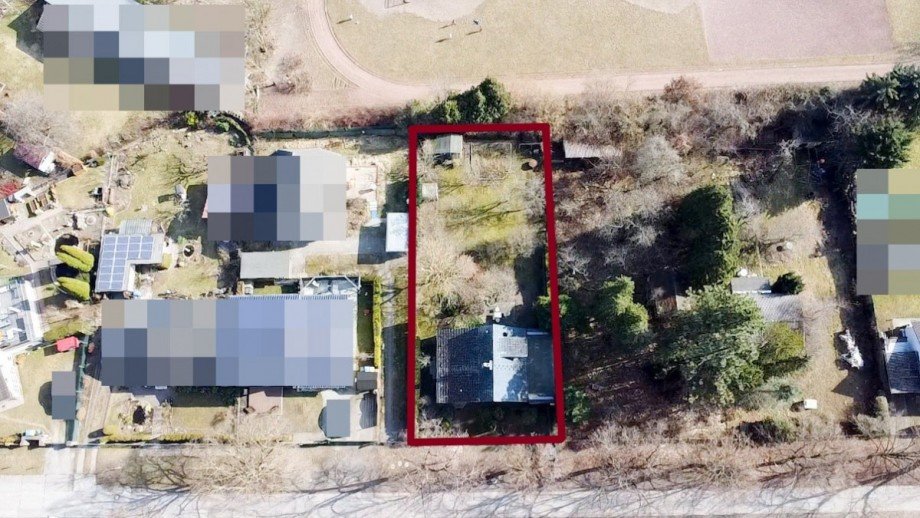 Ansicht von oben Einfamilienhaus Neuenhagen bei Berlin