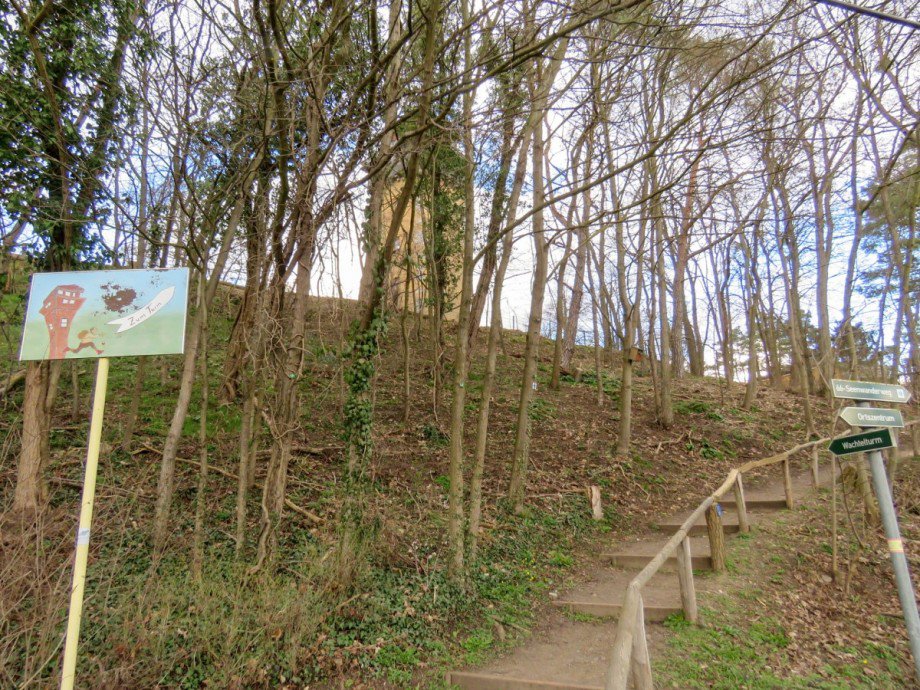 Wanderweg zum Wachtelturm Wohngrundst�ck Hennickendorf