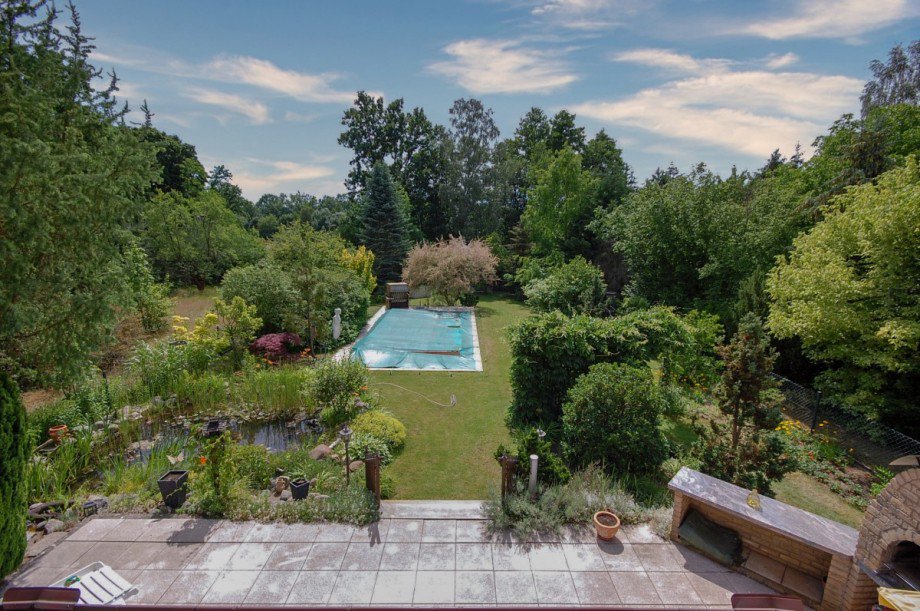 Blick aus DG in den Garten Einfamilienhaus Erkner