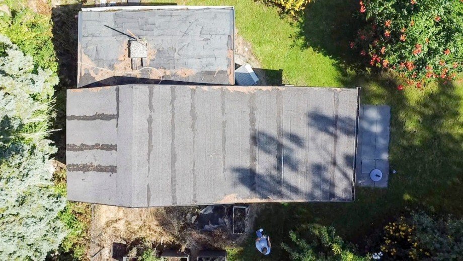 Dach der Laube Freizeitgrundst�ck Berlin