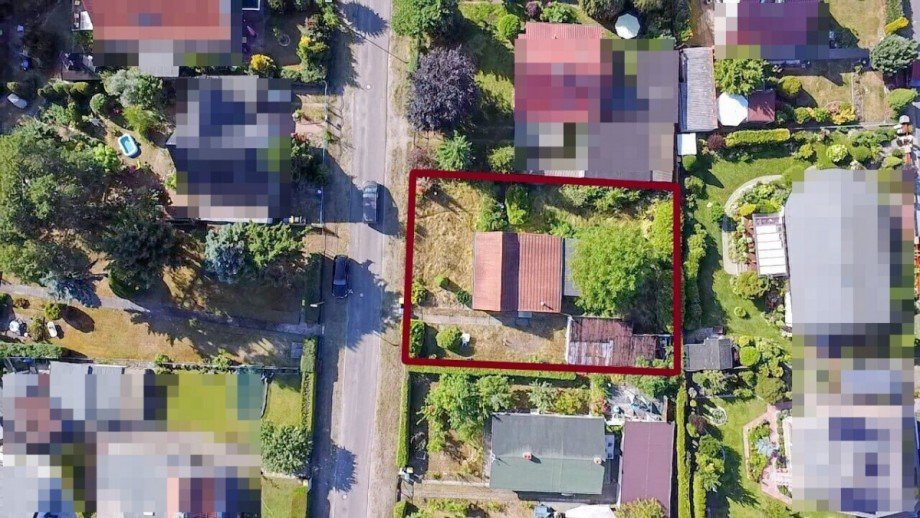 Ansicht von oben Wohngrundst�ck Berlin