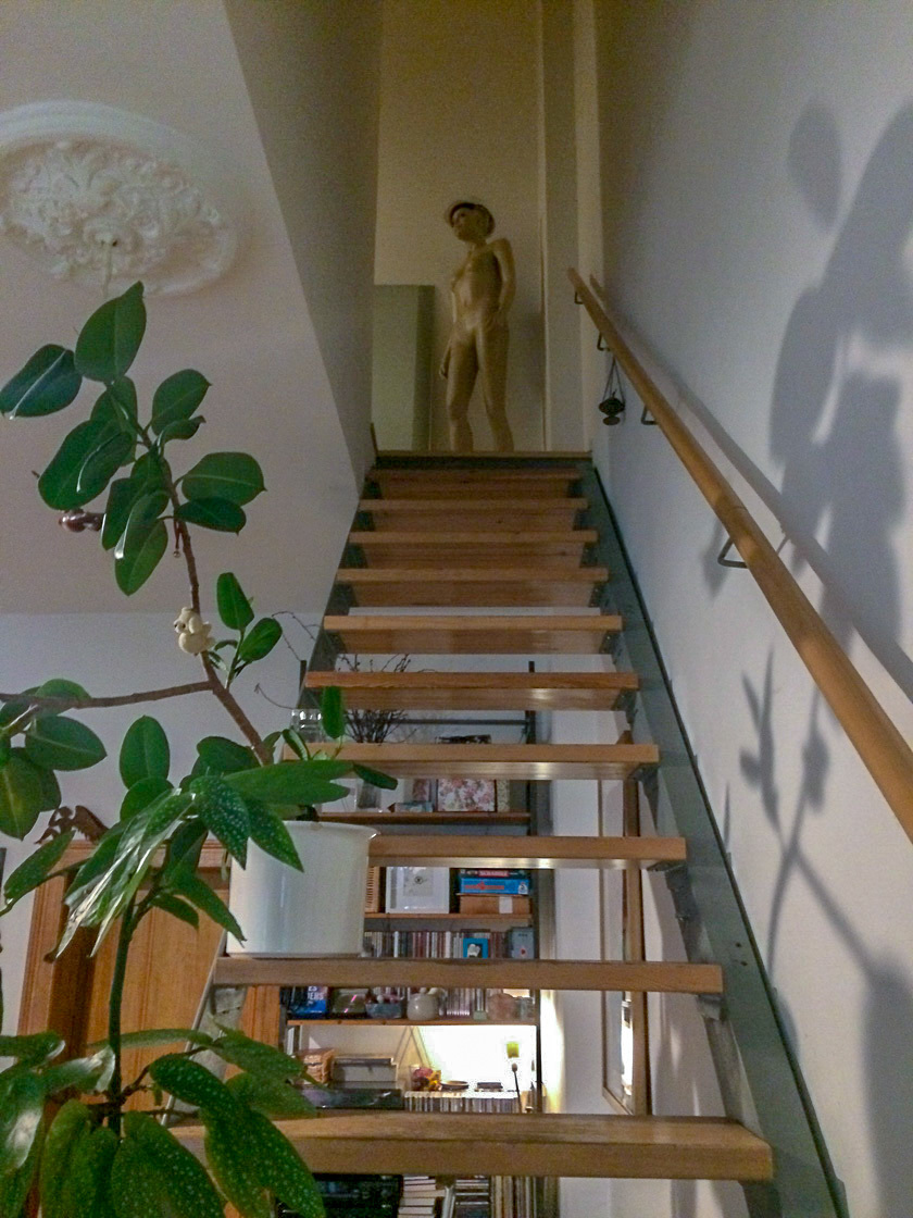 Treppe ins Obergeschoss Maisonettewohnung Berlin