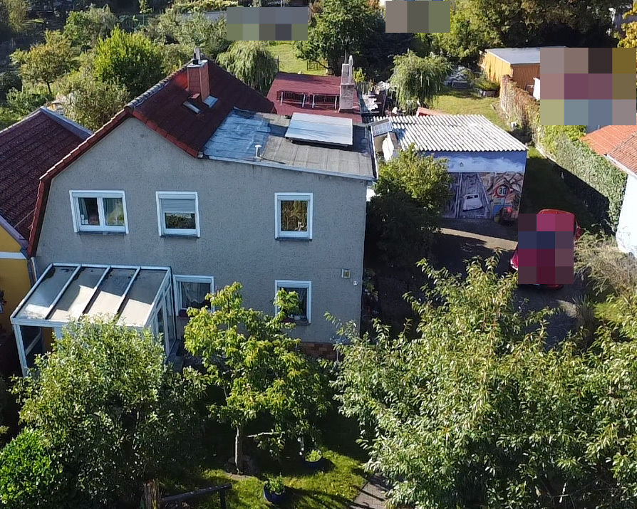 Stra�enansicht Einfamilienhaus Gosen-Neu Zittau