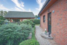 Eingang II Komfortabler Bungalow in Feldrandlage!