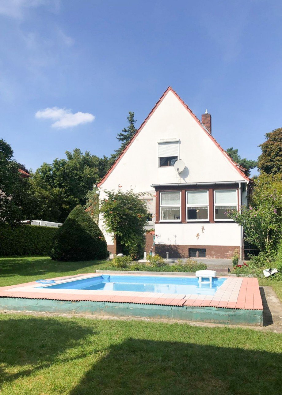 Ansicht aus dem Garten Einfamilienhaus Sch�neiche