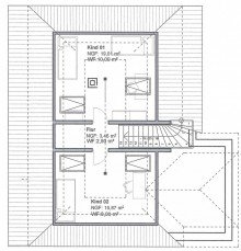 Dachgeschoss Individuelle Maisonette-Wohnung im Zweifamilienhaus!